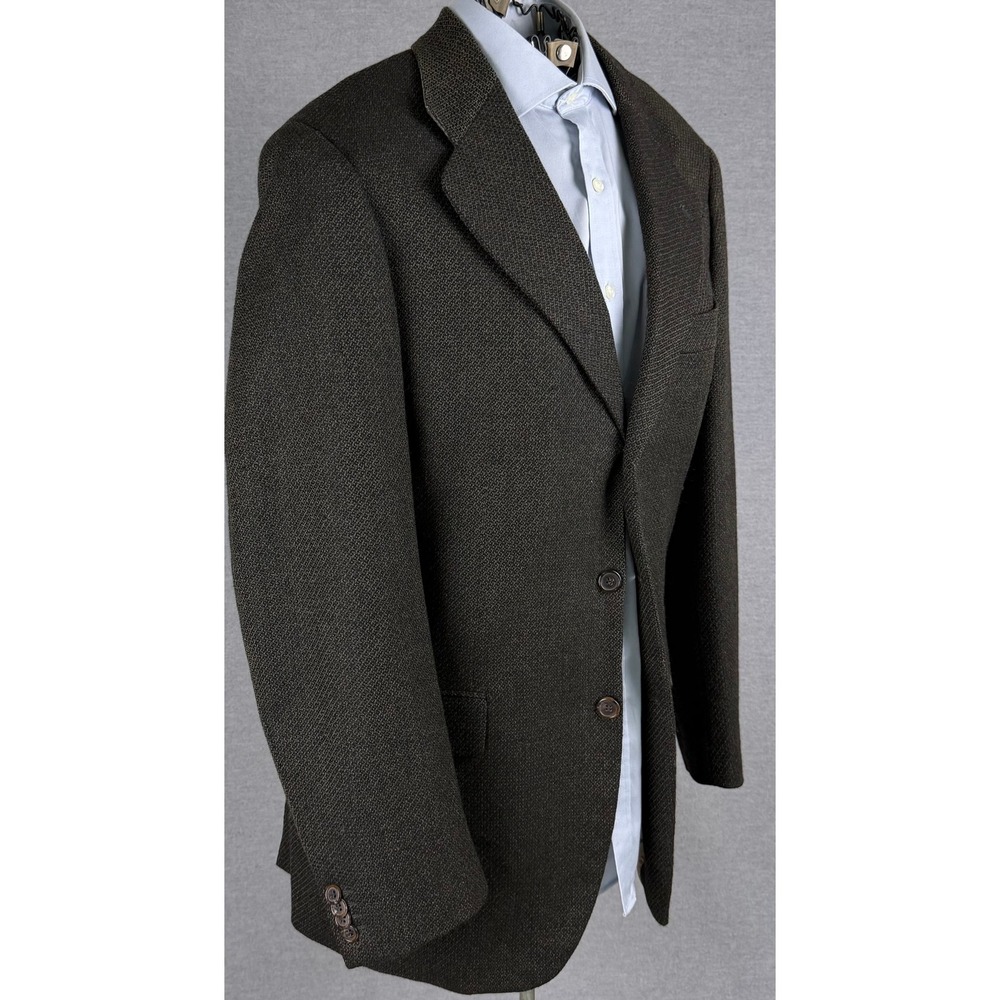 Baldessarini‎ Hugo Boss Brown Wool Cashmere Blazer Jacket Italy Mens 40